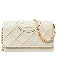 Tory Burch - Quilted Chain Wallet - Lyst