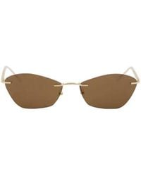 McQueen - Eyewear T-Bar Slim Sunglasses - Lyst