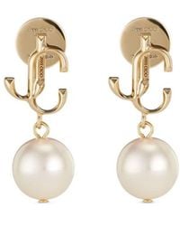 Jimmy Choo - Jc Embellished Stud Earrings - Lyst