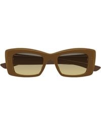McQueen - Eyewear Rectangle Frame Sunglasses - Lyst