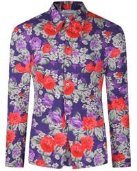 Acne Studios - Flower Printed Shirt - Lyst