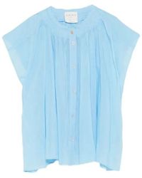 forte_forte - Gathered-Detail Blouse - Lyst