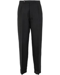 Maison Margiela - Mid-Rise Tailored Trousers - Lyst