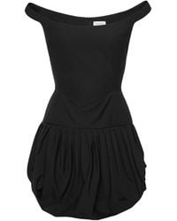Magda Butrym - Off-Shoulder Puff Skirt Mini Dress - Lyst