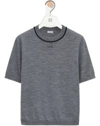Loewe - Short Sleeve Crewneck Top - Lyst