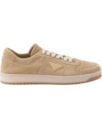 Prada - Downtown Suede Sneakers - Lyst