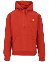 Carhartt - American Script Logo Hoodie - Lyst