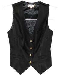 Elisabetta Franchi - Button-Up Waistcoat - Lyst