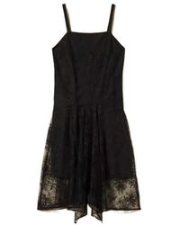 Twinset - Lace-Overlay Midi Dress - Lyst