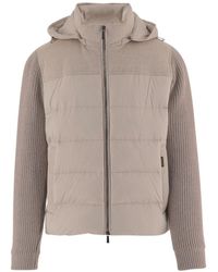 Moorer - Allori Hooded Padded Jacket - Lyst