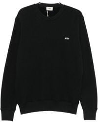 Autry - Logo-Embroidered Cotton Sweater - Lyst