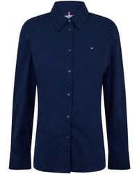 Tommy Hilfiger - Minimalist Cotton Shirt - Lyst