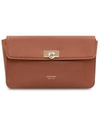 Ferragamo - Harley Leather Shoulder Bag - Lyst