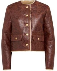 Nili Lotan - Zanie Short Shearling Coat - Lyst