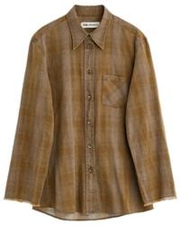 Our Legacy - Daisy Checked Button-Up Shirt - Lyst