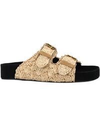 Isabel Marant - Buckle-Strap Open Toe Sandals - Lyst