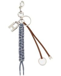 Hogan - Braided Leather Keyring - Lyst