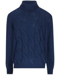 Herno - Cable-Knit Sweater - Lyst