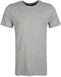 BOSS - Round-Necked Logo T-Shirt - Lyst