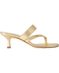 Manolo Blahnik - Round Head High-Heeled Sandals - Lyst