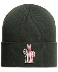 Moncler - Logo Wool Beanie - Lyst