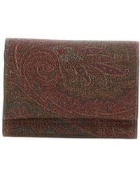 Etro - Jacquard Wallet - Lyst