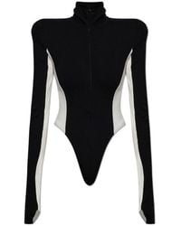 DSquared² - Zip-Up Turtleneck Bodysuit - Lyst