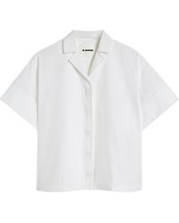 Jil Sander - Short-Sleeve Plain Shirt - Lyst
