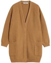 Max Mara - Open-Front Knitted Cardigan - Lyst