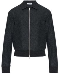 Jil Sander - Zip-Up Collared Jacket - Lyst