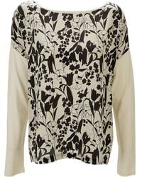 Weekend by Maxmara - Round-Neck Long-Sleeved Pullover - Lyst