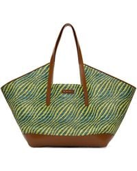Marni - Logo Patch Waves Tote Bag - Lyst