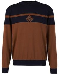 Herno - Wool Crewneck Sweater - Lyst