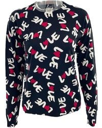 Moschino - Round-Collar And Long-Sleeved Sweater - Lyst