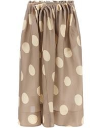 KHAITE - Riley Polka-Dot Maxi Skirt - Lyst