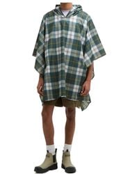 Barbour - Tartan Water Resistant Hooded Poncho - Lyst