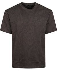 Etro - Paisley Roma Crew-Neck T-Shirt - Lyst