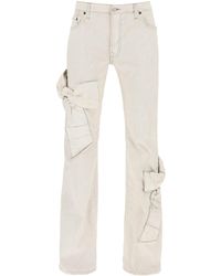 Acne Studios - Bow-Detail Flared Trousers - Lyst