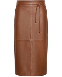 Max Mara - Fantino Belted Pencil Midi Skirt - Lyst