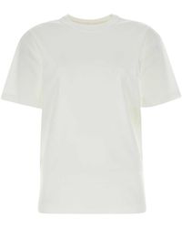 T By Alexander Wang - Logo Embroidered T-Shirt - Lyst