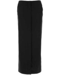 Herno - Laminar Blend Midi Skirt - Lyst