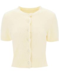 Maison Margiela - Button-Up Knitted Top - Lyst