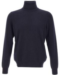 Gran Sasso - Ribbed-Knit Turtleneck Jumper - Lyst