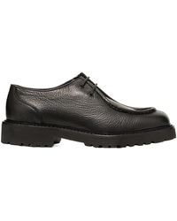 Doucal's - Grained Leather Derby Shoes - Lyst