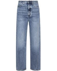 TOTEME - Totême High-Rise Straight-Leg Jeans - Lyst