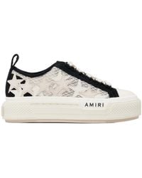 Amiri - Mesh Star Pattern Low-Top Casual Sneakers - Lyst