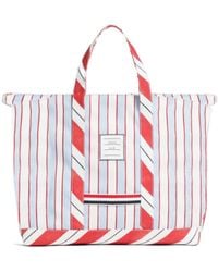 Thom Browne - Striped Medium Tool Tote Bag - Lyst
