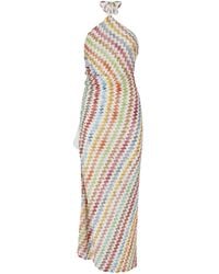 Missoni - Zigzag Halterneck Beach Dress - Lyst