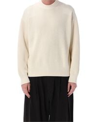 Studio Nicholson - Combo Panel Knit Sweater - Lyst