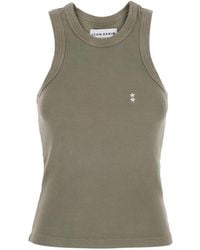ICON DENIM - Luna Ribbed Sleeveless Knitted Top - Lyst